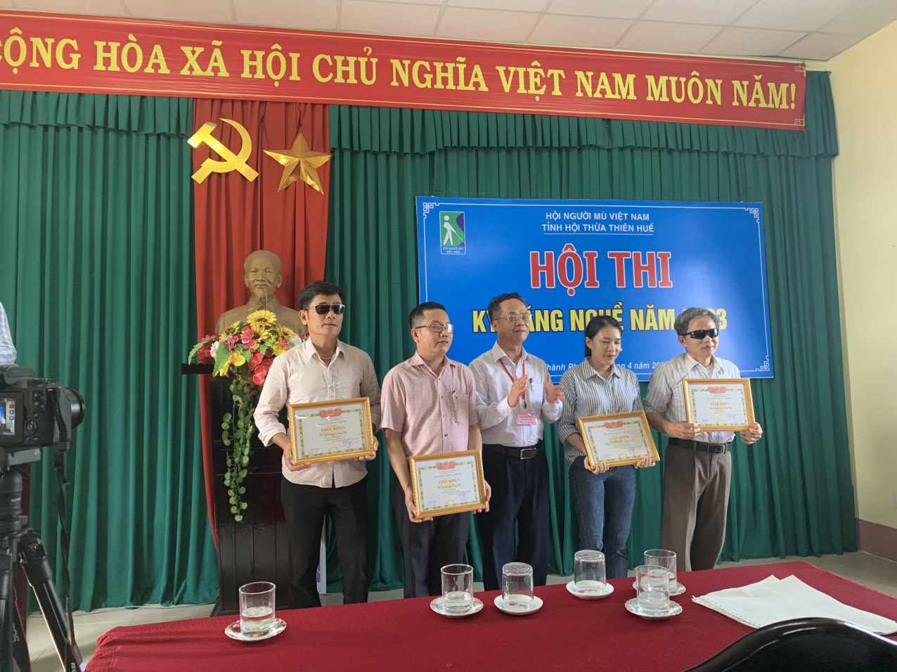 Hội Người mù tỉnh Thừa Thiên Huế tổ chức hội thi kỹ năng tay nghề lần thứ 9 năm 2023